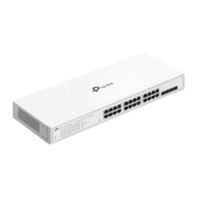 Switch TP-Link cu 24 de porturi,  24× 10/100/1000 Mbps RJ45 Ports (Auto- Negotiation/Auto MDI/MDIX), capacitate switch 56 Gbps, 