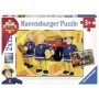 Puzzle Pompierul Sam, 2X12 Piese Ravensburger - 2