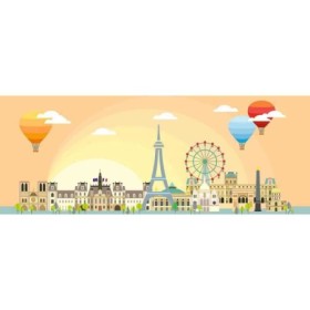 Puzzle Panorama Paris, 1000 Piese Ravensburger - 1