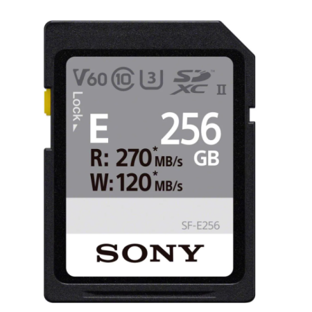 Sony SD Card 256GB UHS-II SF-E Series SONY - 1