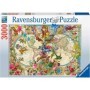 Puzzle Harta Lumii Cu Fauna Si Flora, 3000 Piese Ravensburger - 2