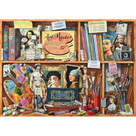 Puzzle Cabinetul Artistului, 1000 Piese Ravensburger - 1