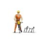 Bruder figurina muncitor constructii cu accesorii