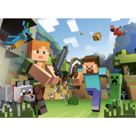Ravensburger - Puzzle Minecraft 4x100 piese Ravensburger - 1