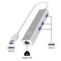 LevelOne USB-0503 Gigabit USB Network Adapter with USB Hub, 110 x 23.5 x 16.5 mm LEVELONE - 3