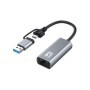 LevelOne USB-0423  2.5 Gigabit Ethernet 2-in-1 USB-C/A Network Adapter, 59 x 25 x 14 mm LEVELONE - 2