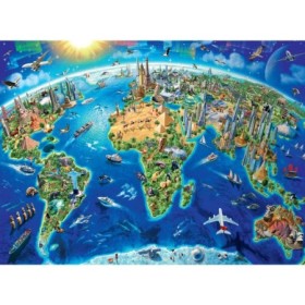 Ravensburger - Puzzle harta lumii 300 piese Ravensburger - 1