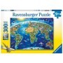 Ravensburger - Puzzle harta lumii 300 piese Ravensburger - 2