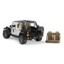 Bruder - Jeep Wrangler Unlimited Rubicon De Politie Cu Sirena Si Figurina Bruder - 2
