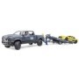 Bruder - Masina De Teren Ram 2500 Si Masina De Curse Roadster Bruder - 1