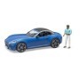 Bruder - Masina Roadster Cu Sofer Bruder - 4