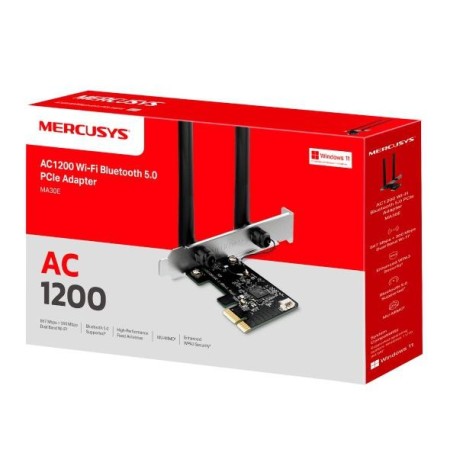 Mercusys AC1200 Wi-Fi Bluetooth PCIe Adapter TP-LINK - 1