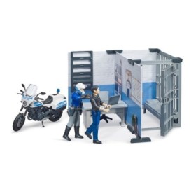 Bruder statie de politie cu motocicleta