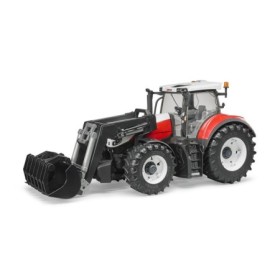 Bruder - Tractor Steyr 6300 Terrus Cvt Cu Incarcator Frontal Bruder - 1