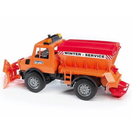 Bruder - Utilaj Zapada Mercedes Benz Unimog Cu Plug Bruder - 1