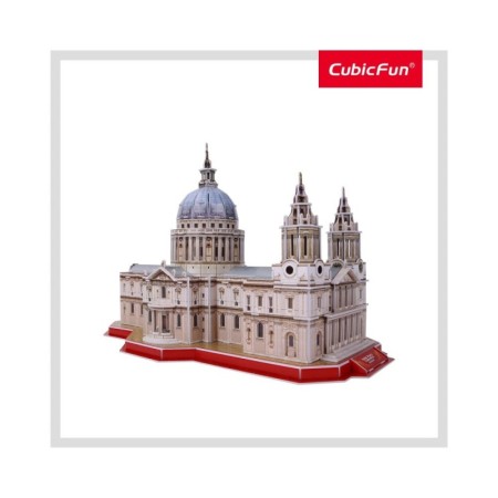 Cubic Fun - Puzzle 3D si Brosura-Catedrala St. Paul 107 Piese Cubic Fun - 1