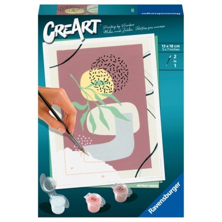 Ravensburger - CreArt pictura pe numere pentru copii forme abstracte Ravensburger - 1