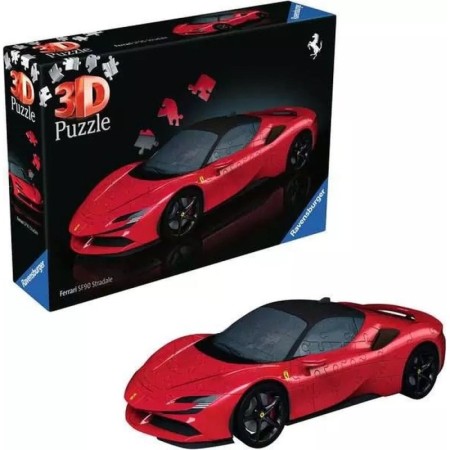 Ravensburger - Puzzle 3D Ferrari SF 90 108 piese Ravensburger - 1