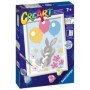 Ravensburger - CreArt pictura pe numere pentru copii iepuras cu baloane si cu pietre sclipitoare Ravensburger - 2