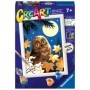 Ravensburger - CreArt pictura pe numere pentru copii bufnita care straluceste in intuneric Ravensburger - 1