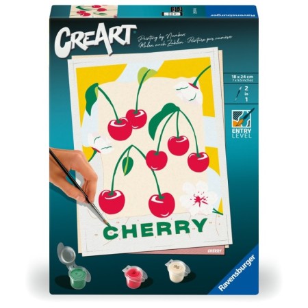 Ravensburger - CreArt pictura pe numere pentru adulti cirese Ravensburger - 1