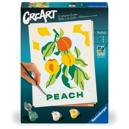 Ravensburger - CreArt pictura pe numere pentru adulti piersici Ravensburger - 1
