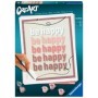 Ravensburger - CreArt pictura pe numere pentru adulti Be Happy Ravensburger - 1