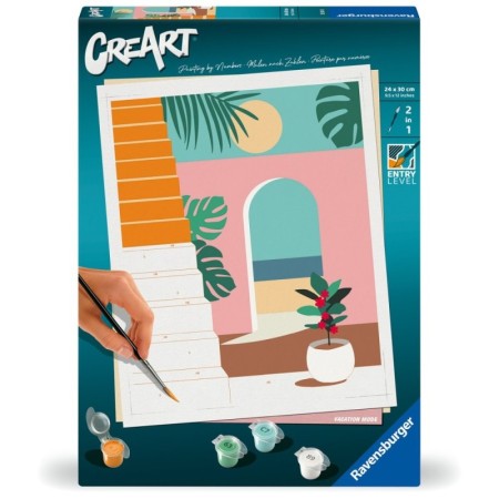 Ravensburger - CreArt pictura pe numere pentru adulti vibe de vacanta Ravensburger - 1