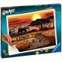 Ravensburger - CreArt pictura pe numere pentru adulti peisaj din savana Ravensburger - 2