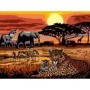 Ravensburger - CreArt pictura pe numere pentru adulti peisaj din savana Ravensburger - 3