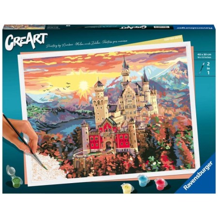 Ravensburger - CreArt pictura pe numere pentru adulti castel de basm Ravensburger - 1