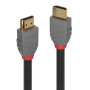 Cablu Lindy 0.5m High Speed HDMI, latime de banda suportata 18Gbps, rezolutie maxima 4096x2160@60Hz 4:4:4 8bit,  Anthra LINDY - 