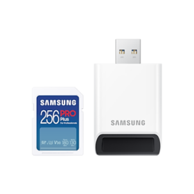 Card MICROSD PRO PLUS 256GB CL10 CARD READER SAMSUNG - 1