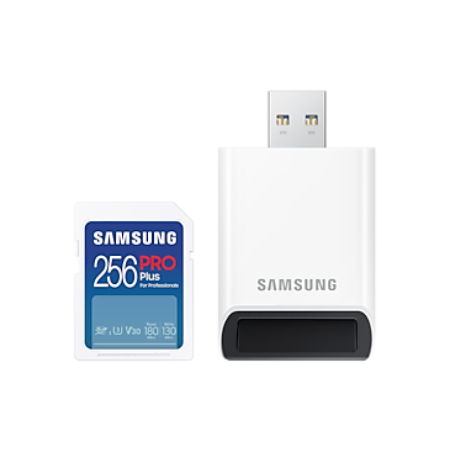 Card MICROSD PRO PLUS 256GB CL10 CARD READER SAMSUNG - 1