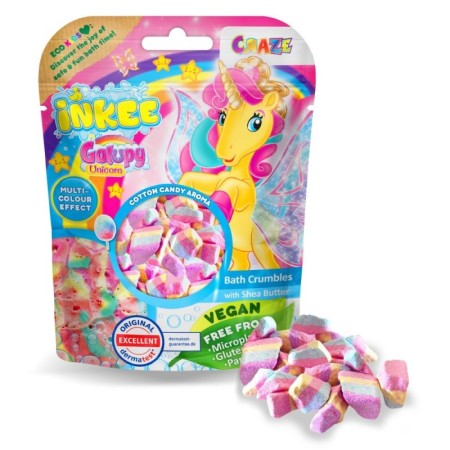 Craze - Granule efervescente de baie Inkee unicorn Galupy Craze - 1