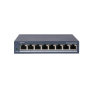 Switch 8 porturi Gigabit Hikvision DS-3E1508-EI(V2), L2, Smart Managed, 8 ×gigabit RJ45 porturi, switching capacity 16 Gbps, net