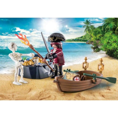 Playmobil - Set Pirat Si Barca Cu Vasle Playmobil - 1