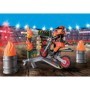 Set motociclist Stuntshow si perete de foc