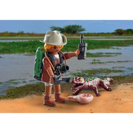 FIGURINA CERCETATOR CU ALIGATOR Playmobil - 1