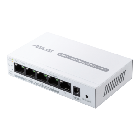 Asus EBP15 Switch 5 Porturi GBE, Smart managed, POE, Standarde retea: IEEE 802.1p, IEEE 802.1q, IEEE 802.3ab, IEEE 802.3af, IEEE