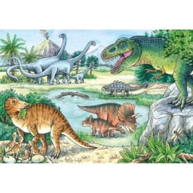 Puzzle Dinozauri, 2X24 Piese Ravensburger - 1