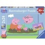Puzzle Peppa Pig, 2X24 Piese Ravensburger - 3
