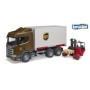 Bruder camion UPS Scania Super 560R si stivuitor Bruder - 1