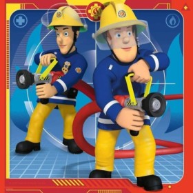 Puzzle Pompierul Sam, 3X49 Piese Ravensburger - 1