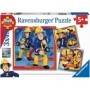 Puzzle Pompierul Sam, 3X49 Piese Ravensburger - 4