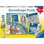 Puzzle Tom Si Mia In Spatiu, 3X49 Piese Ravensburger - 4