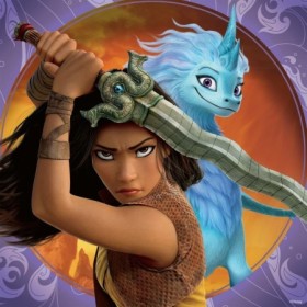Puzzle Raya Si Ultimul Dragon, 3X49Piese Ravensburger - 1