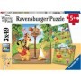 Puzzle Winnie The Pooh, 3X49 Piese Ravensburger - 4