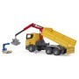 Bruder camion de constructii Scania Super 560R cu macara si 2 paleti Bruder - 5