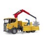 Bruder camion de constructii Scania Super 560R cu macara si 2 paleti Bruder - 6